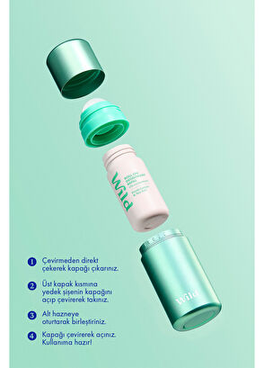 Wild Antiperspirant Roll On Fresh Cotton & Sea Salt Refill Kadın Deodorant Yedek 50 ml - 3