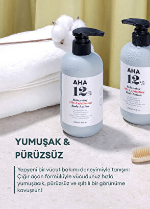 Village 11 Factory Relax Day Aha Exfoliating Body Lotion Arındırıcı Vücut Losyonu 300 gr - 5