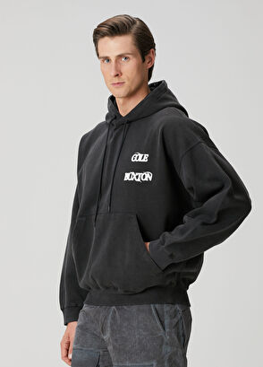 Cole Buxton Balearic Navy Blue Hooded Sweatshirt - 3