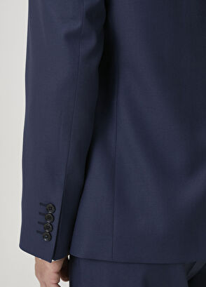 Drop 6 Lacivert Yün Takım Elbise - Görsel 7