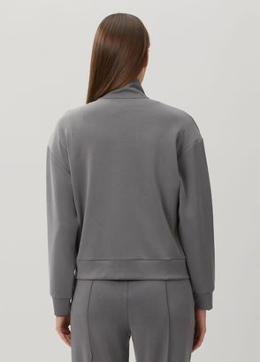Beymen Club Gri Fermuarlı Sweatshirt - 4