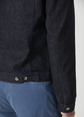 Canali Anthracite Denim Jacket - 7