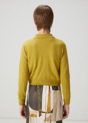 Beymen Club Fat Green Scarf Detailed Knitwear Cardigan - 5