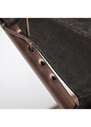 Estetik Decor Rest Gri Deri Berjer - 7