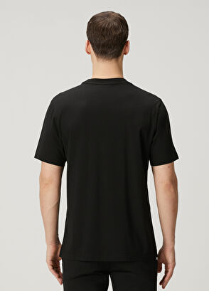 Beymen Club Relax Fit Black Artwork Goose Detailed T-Shirt - 5