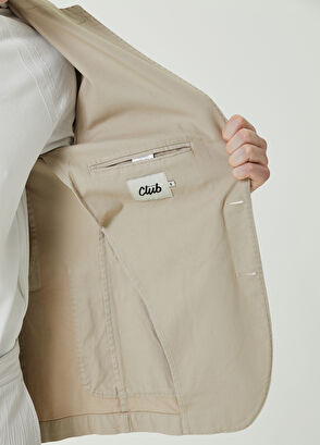 Beymen Club Bej Panama Dokulu Ceket - 8