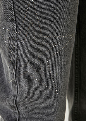 Beymen Club Mom Fit Antrasit Jean Pantolon - 4