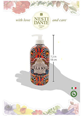 Nesti Dante Villa Sole Chinotto D'Amalfi Vegan Care Liquid Soap 500 ml - 3