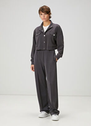 Beymen Club Anthracite Jacket Shaped Sweatshirt - 3