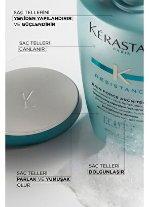 Kerastase Resistance Bain Force Architecte Yıpranmış Saçlar İçin Onarıcı Şampuan 250 ml - 4