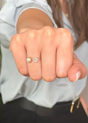 The Anoukis Melody Ring 14K Yellow Gold Women's Gold Ring - 5