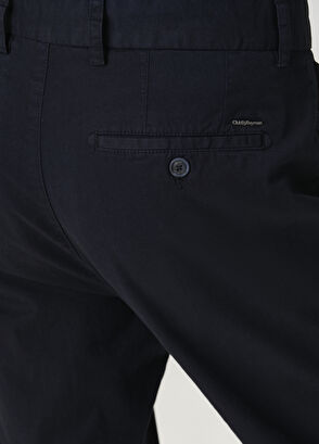 Beymen Club Regular Fit Lacivert Twill Dokulu Chino Pantolon - 5