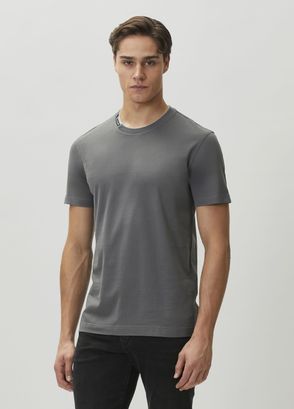 Dolce&Gabbana Gray Collar Logo Detail T-Shirt - 3