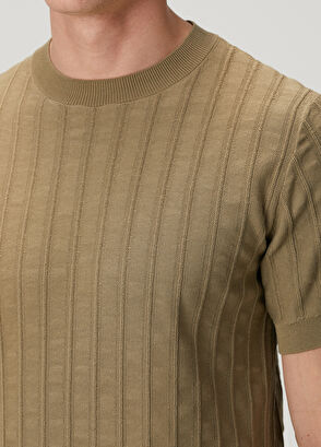 Beymen Club Yeşil Chain Knitted Textured Sweater - 6