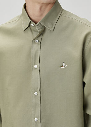 Beymen Club Comfort Fit Yeşil Gömlek - 6