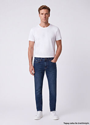 Beymen Club Slim Fit Orta Yıkamalı Mavi Jean Pantolon - 6