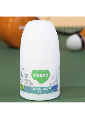 Siveno Natural Whitening Deodorant Herbal Vegan Roll On For Athletes 50 ml - 3