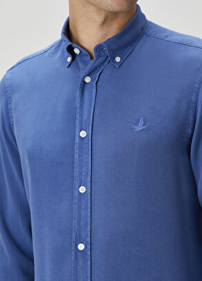 Beymen Club Comfort Fit Mavi Gömlek - 7