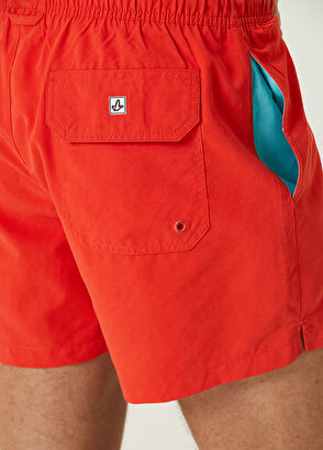 Beymen Club Red Logo Patterned Swimsuit - 6