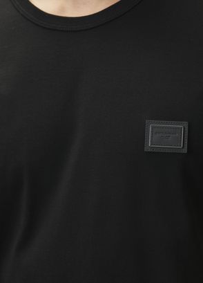 Dolce&Gabbana Black Logo Detailed T-Shirt - 6