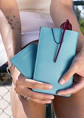 Pack'n Travel Turkuaz Pasaport Kılıfı ve Valiz Tagi - 8