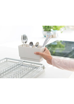 Brabantia Aluminum Light Grey Dish Rack - 5