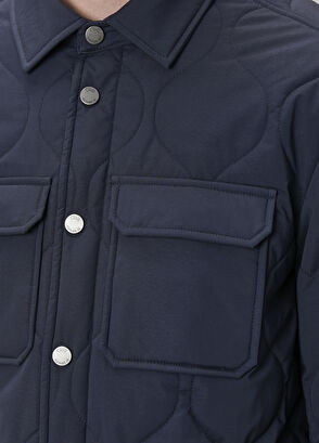 Beymen Club Dark Navy Blue Quilted Outer Shirt - 6