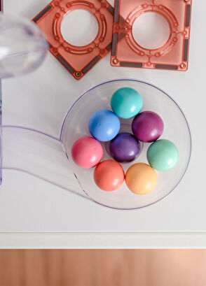 Connetix Connetix Pastel Ball Run 106 Parça 3+ Yaş Manyetik Blok Yapı Oyuncağı - 6