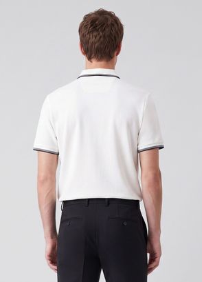 Beymen Club Off White Comfort Fit Ottomon Polo T-Shirt - 5