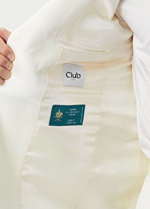 Beymen Club Off-White Wool One-Button Tuxedo - 10