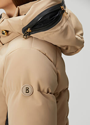 Bogner Bond Bej Kapüşonlu Kayak Montu - 7