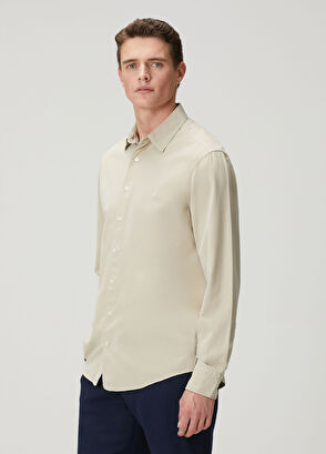 Beymen Club Comfort Fit Beige Shirt - 5