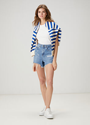 Beymen Club Kırık Beyaz Basic T-shirt - 3