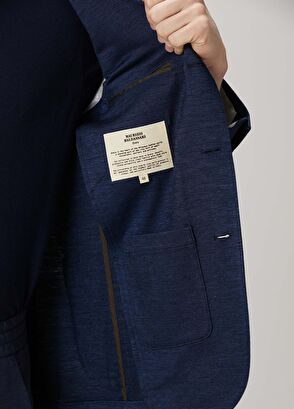 Maurizio Baldassari Lacivert Yün Ceket - 8