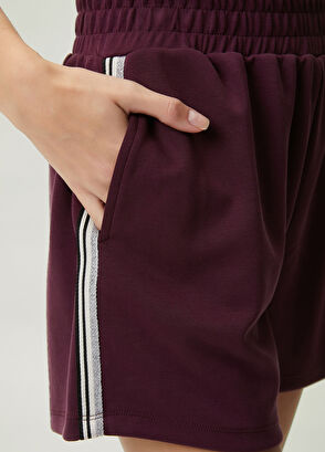 Beymen Club Bordo Bantlı Modal Jersey Şort - 5