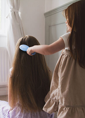 Mason Pearson Pocket Child Bristle CB4 Blue Kids Hair Brush - 5