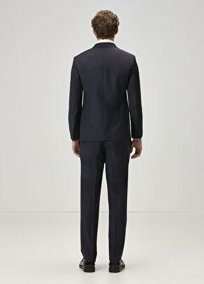 Beymen Club Drop 6 Lacivert Yün Karışımlı Takım Elbise - 6