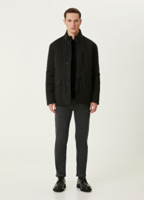 Beymen Club Black Inner Vest Detailed Puff Coat - 3