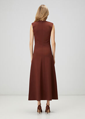 Beymen Club Kiremit Drapeli Uzun Elbise - 6