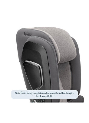 Inglesina Cartesio i-Size Isofix 7 Stage Head Restraint Moon Grey Baby Car Seat - 8