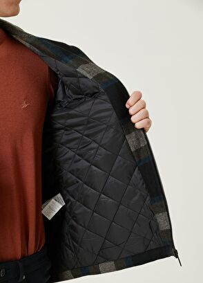 Beymen Club Renk Geçişli Ekose Desenli Flanel Yün Dış Gömlek - 8