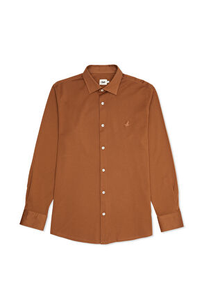 Beymen Club Deve Tüyü Logolu Gömlek - 8