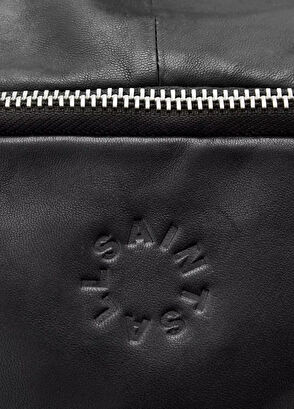 Finn Siyah Erkek Deri Sırt Çantası - Görsel 5