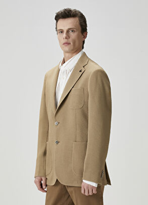 Beymen Club Camel Hair Diagonal Textured Jacket - 4