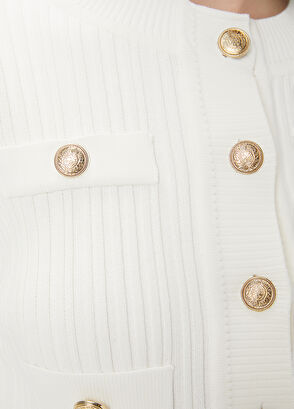 Kırık Beyaz Ribli Triko Ceket Beymen Club Kırık Beyaz Ribli Triko Ceket - 6