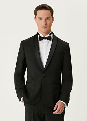 Beymen Club Siyah Yün Smokin - 4