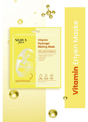Dermal Vitamin ve Cica Canlandırıcı Yatıştırıcı Eriyen Kore Yüz Maskesi Seti 34 gr - 5