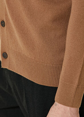 Beymen Collection Kamel Yün Triko Gömlek - 7