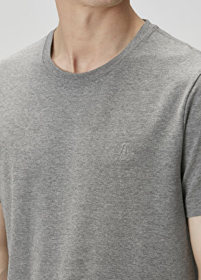 Beymen Club Antrasit Melanj T-shirt - 6