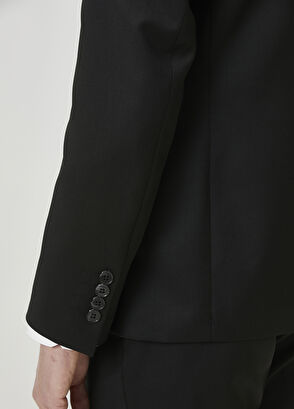 Beymen Club Drop 6 Black Classic Fine Wool Suit - 8